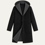 The Wrenfield Men's Hooded Wool Blend Overcoat