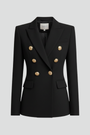 Women's Double Breasted Blazer with Gold Buttons