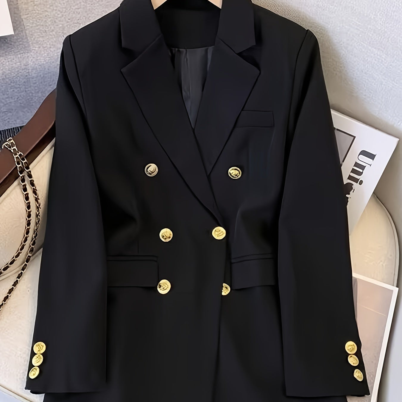 Women's Tailored Double Breasted Blazer