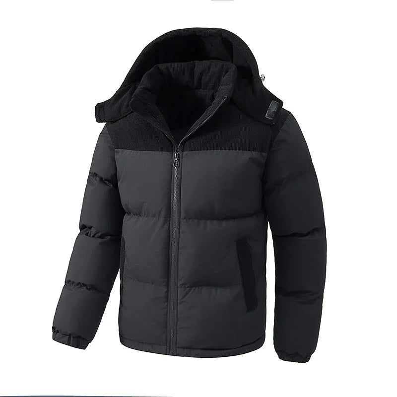The Aldeburgh Men's Contrast Panel Puffer Jacket