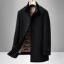 The Presteigne Men's Padded Wool Blend Overcoat