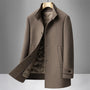 The Presteigne Men's Padded Wool Blend Overcoat