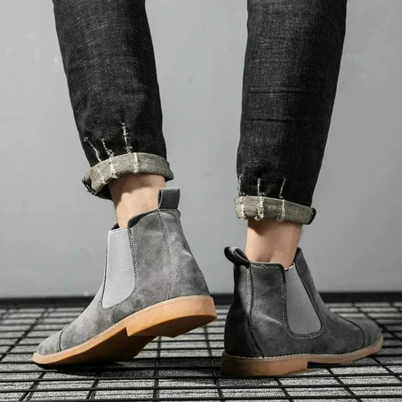 The Uppingham Men's Soft Suede Chelsea Boots