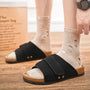 The Barrowfield Men's Suede Strap Comfort Slides