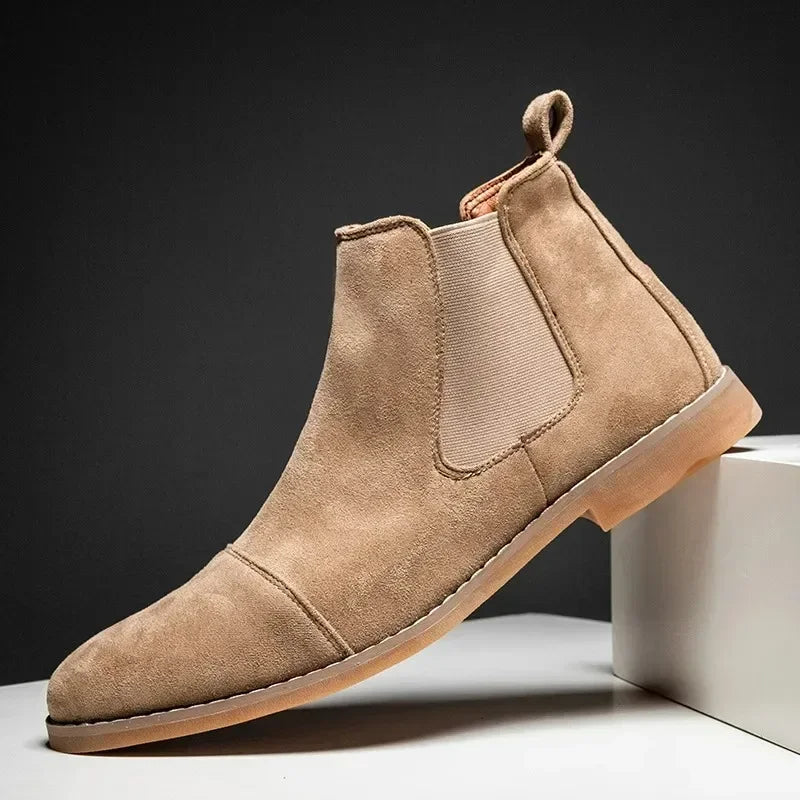 The Uppingham Men's Soft Suede Chelsea Boots