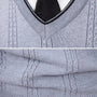 The Framlingham Men's Cable Knit Sleeveless Tank Top