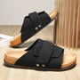 The Barrowfield Men's Suede Strap Comfort Slides