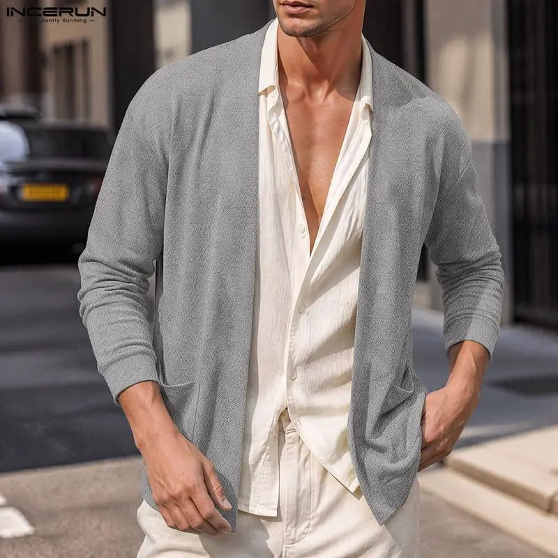 The Falmouth Men's Pocket Front Knit Cardigan