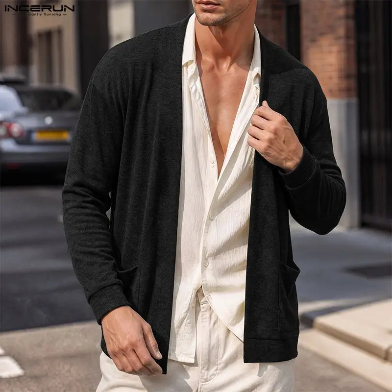 The Falmouth Men's Pocket Front Knit Cardigan
