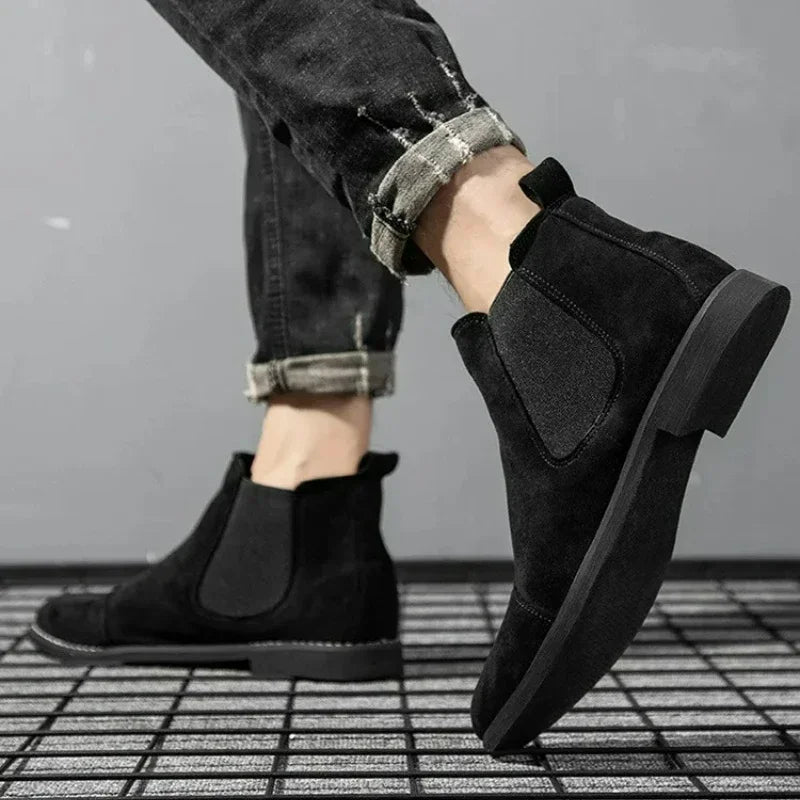 The Uppingham Men's Soft Suede Chelsea Boots