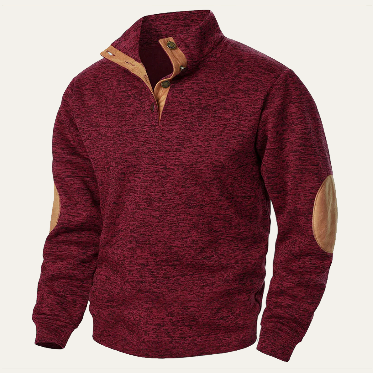 Tarvisio Men's Heritage Knitted Sweater with Elbow Patches