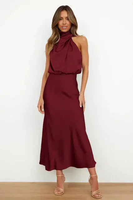 Women's Sleeveless Party Maxi Dress