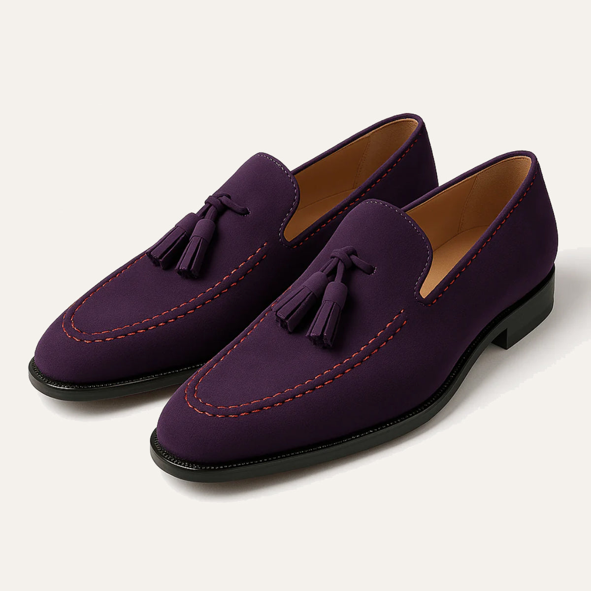 The Livorno Men’s Suede Tassel Loafer
