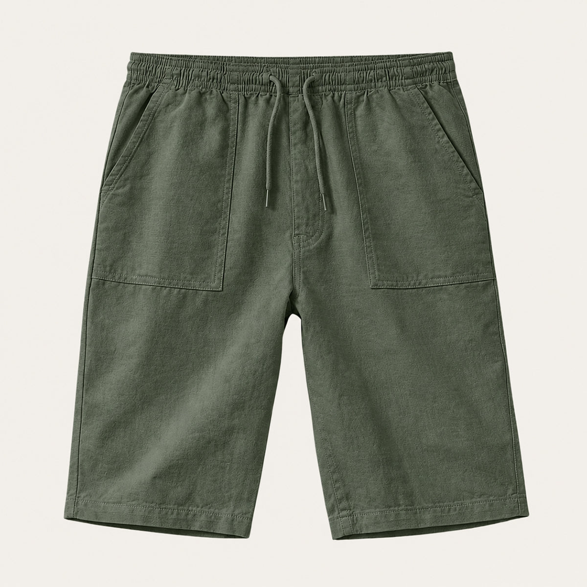 The Ischia Men’s 3/4 Elastic Waist Trendy Drawstring Shorts