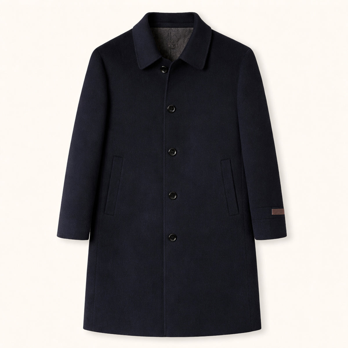 Goldshire Men's Tailored Smart Overcoat