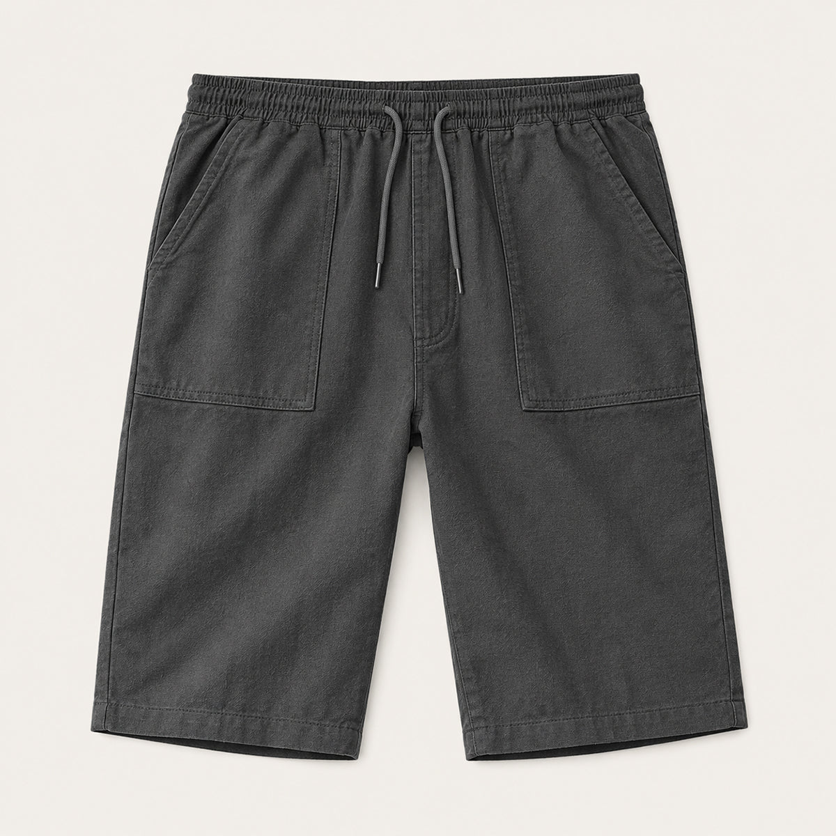 The Ischia Men’s 3/4 Elastic Waist Trendy Drawstring Shorts