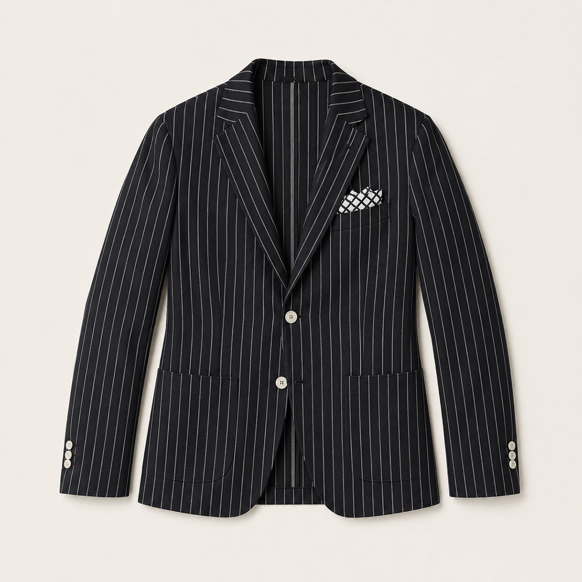 The Orvieto Men’s Striped Lightweight Linen Blend Blazer