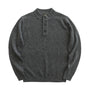 The Masham Men's Henley Knit Jumper with Button Neck