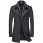 The Oundle Men's Mid Length Wool Blend Overcoat