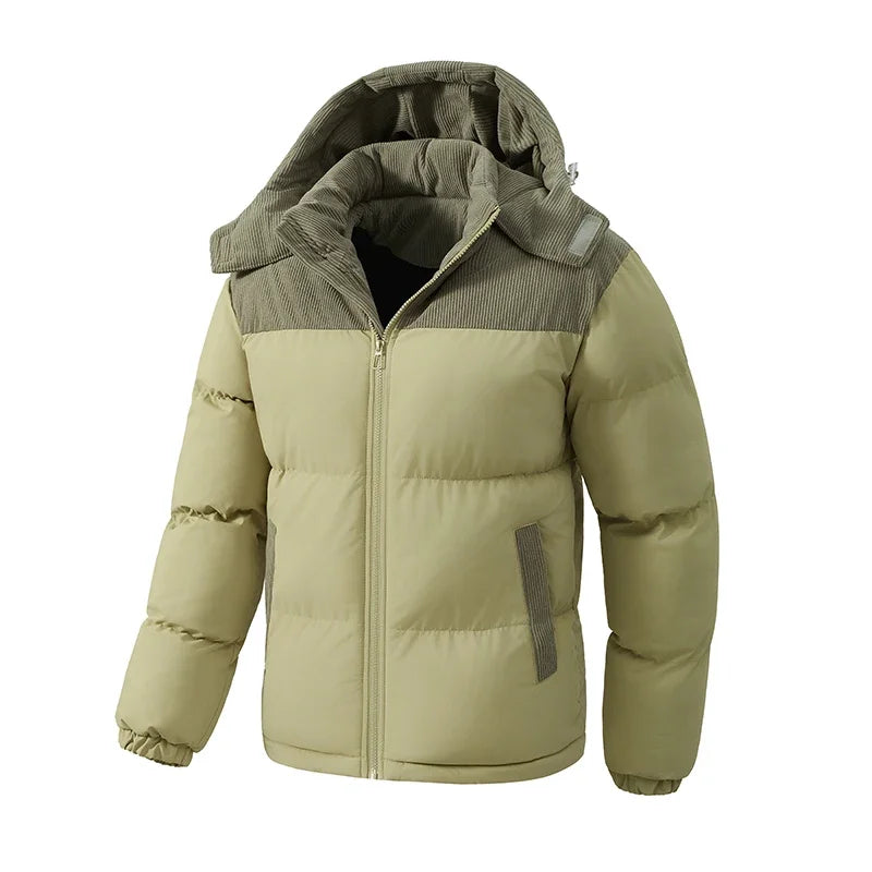 The Aldeburgh Men's Contrast Panel Puffer Jacket