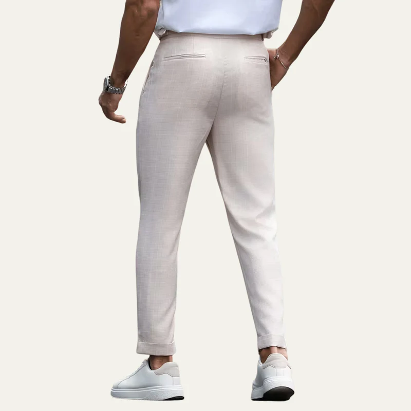 The Ballina Men’s Lightweight Business Slim Fit Dress Trousers