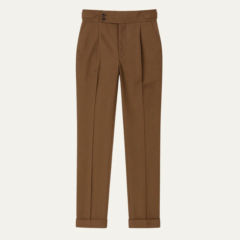 The Lake Tahoe Men’s Casual Pleated Suit Dress Trousers