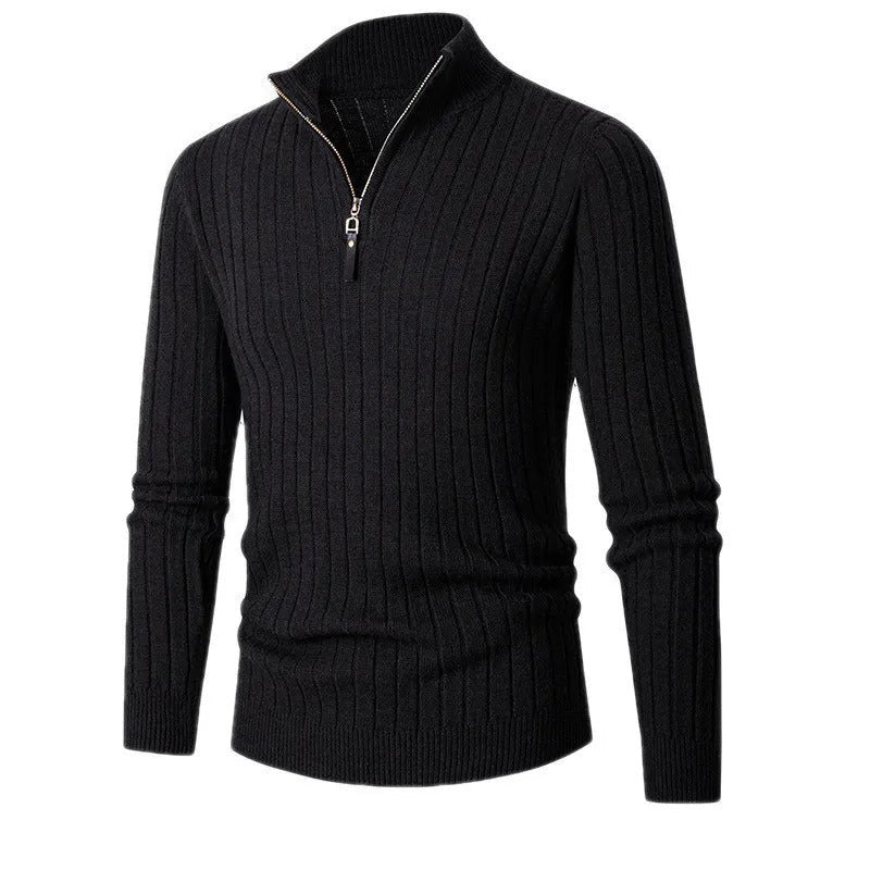 Quarter Zip Jumper for Men - Old Money