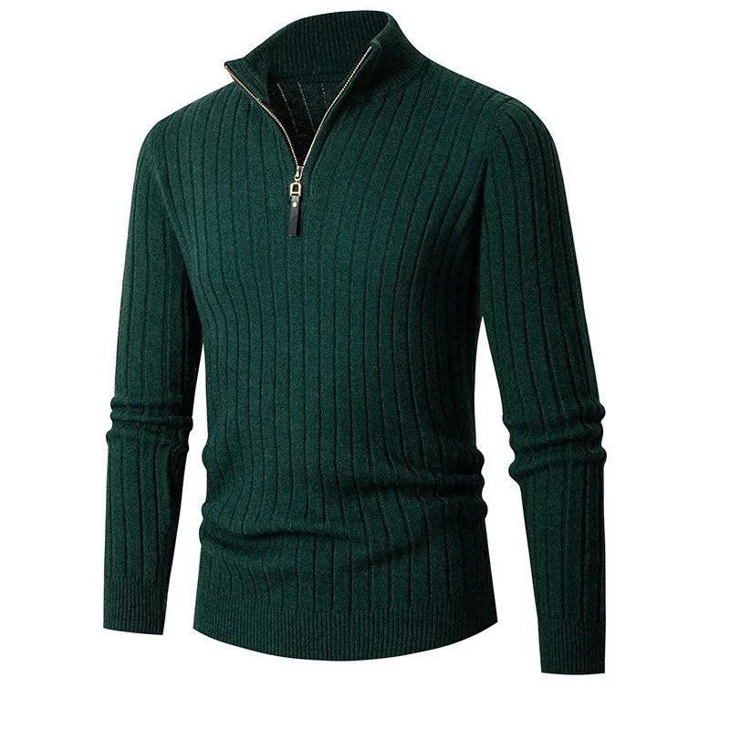 Quarter Zip Jumper for Men - Old Money