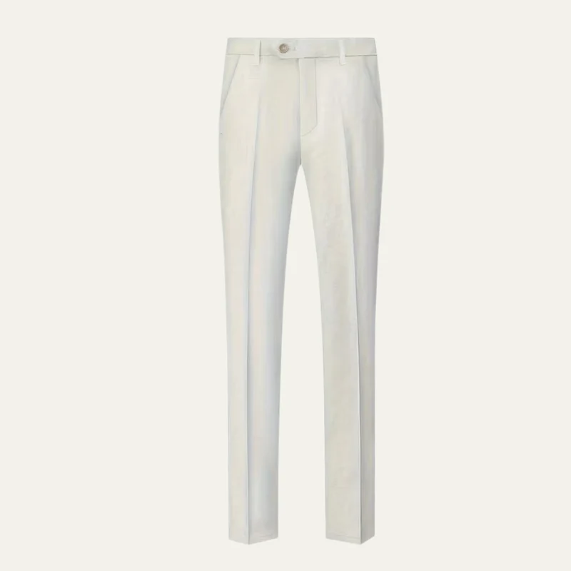 The Darwin Men’s Linen Blend Straight Leg Dress Trousers