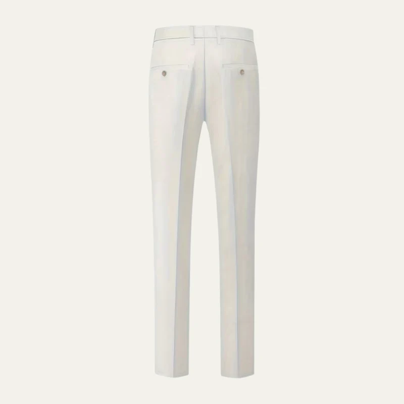 The Darwin Men’s Linen Blend Straight Leg Dress Trousers