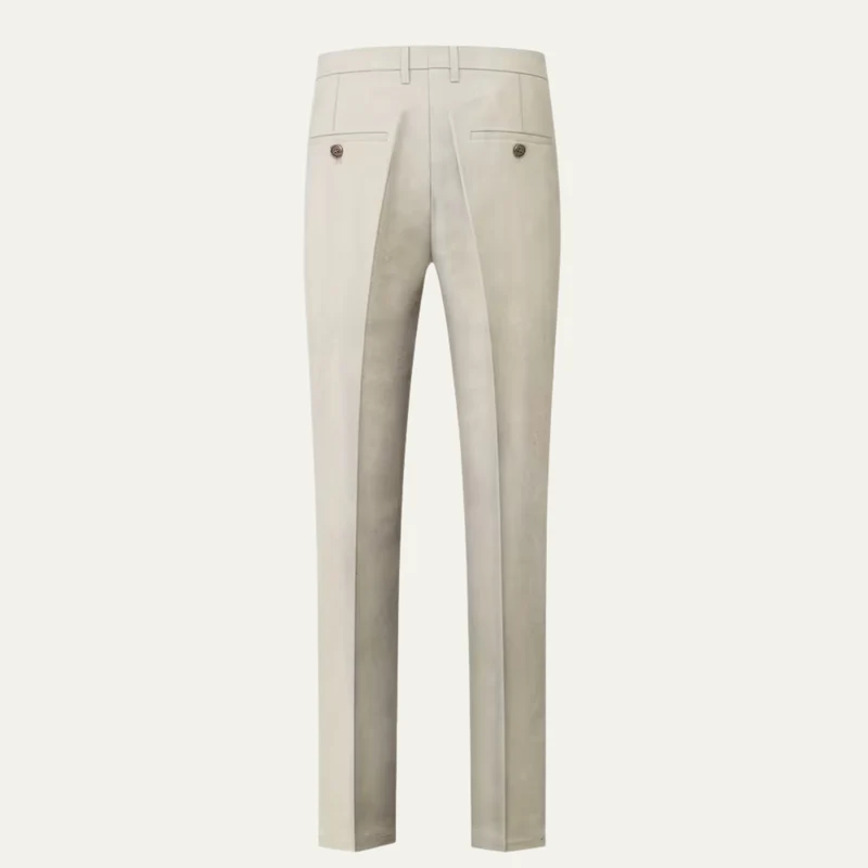The Calistoga Men's Casual Tailored Linen Pleated Dress Trousers