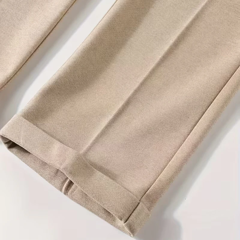 The Edgewood Men’s High Waisted Straight Leg Smart Dress Trousers