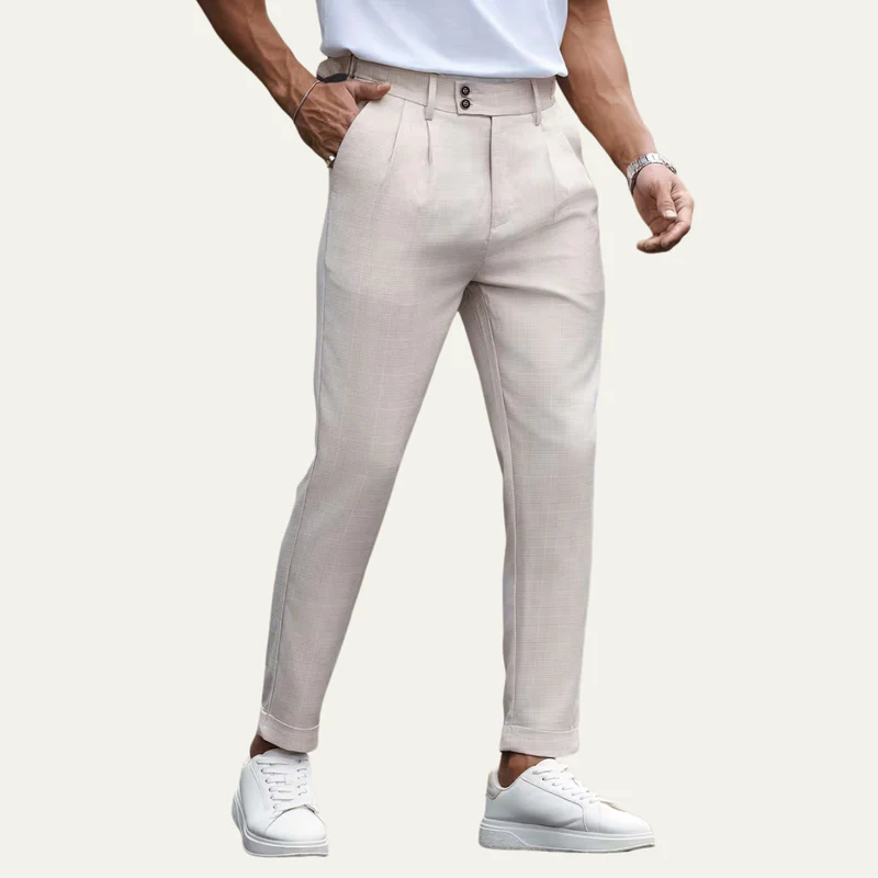 The Ballina Men’s Lightweight Business Slim Fit Dress Trousers