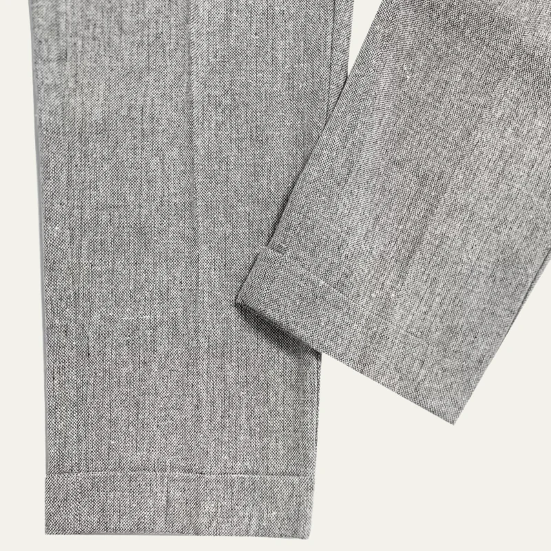 The Armidale Men's Lightweight Business Straight Leg Dress Trousers – Grey