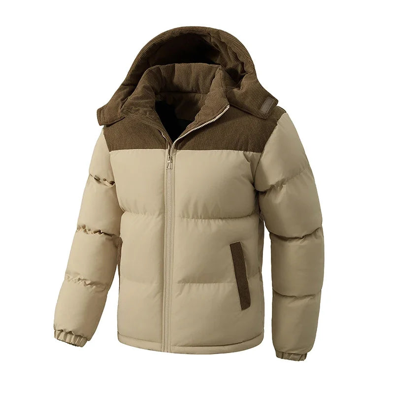 The Aldeburgh Men's Contrast Panel Puffer Jacket