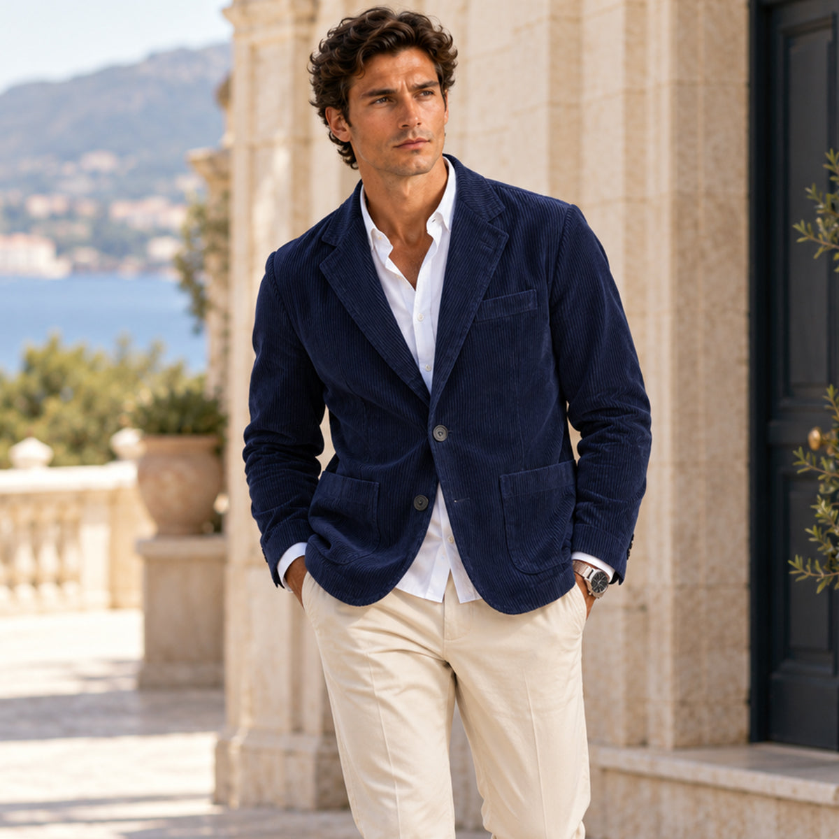 The Paddington Men’s Casual Corduroy Business Casual Work Jacket