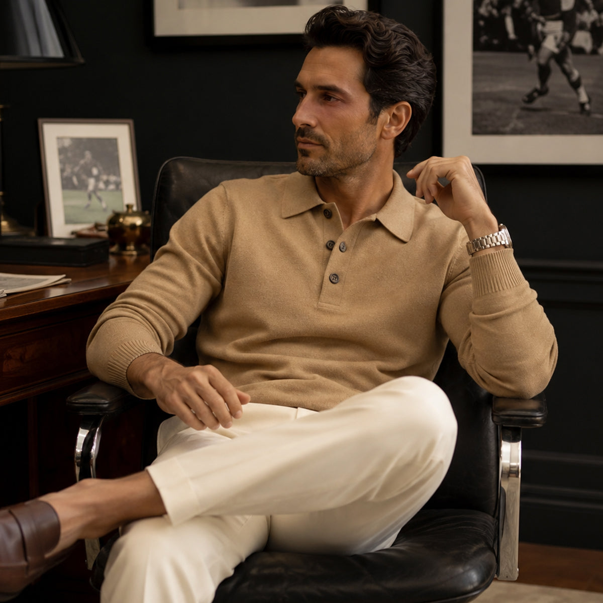 Cashmere Polo Shirt