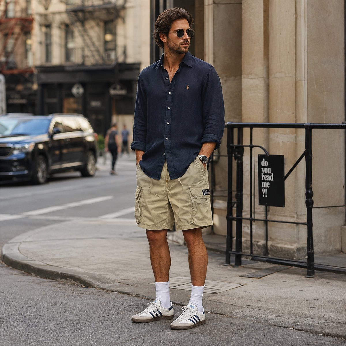 The Piccadilly Men’s Lightweight Cotton Cargo Shorts