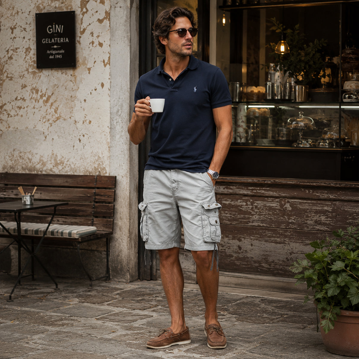 The Kensington Men’s Casual Cotton Cargo Shorts