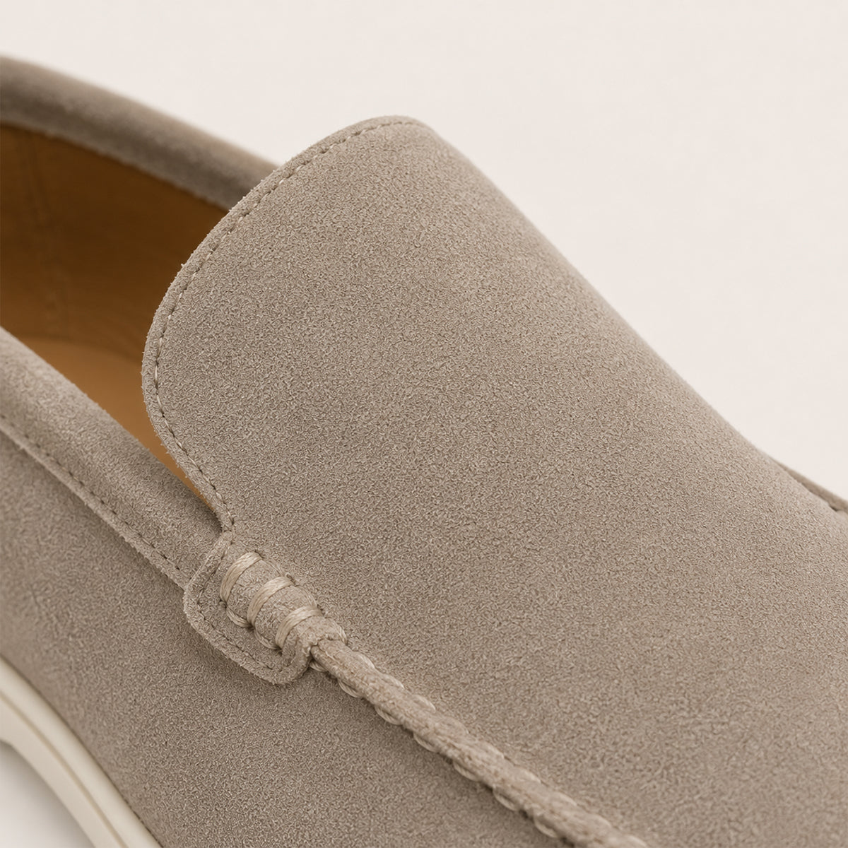 The Hepburn Men’s Casual Suede Loafers with Rubber Sole