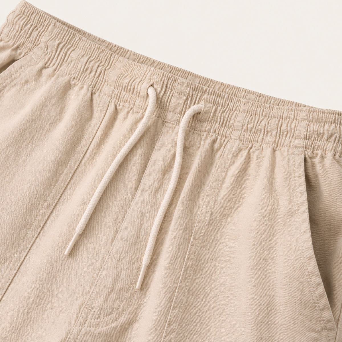 The Ischia Men’s 3/4 Elastic Waist Trendy Drawstring Shorts
