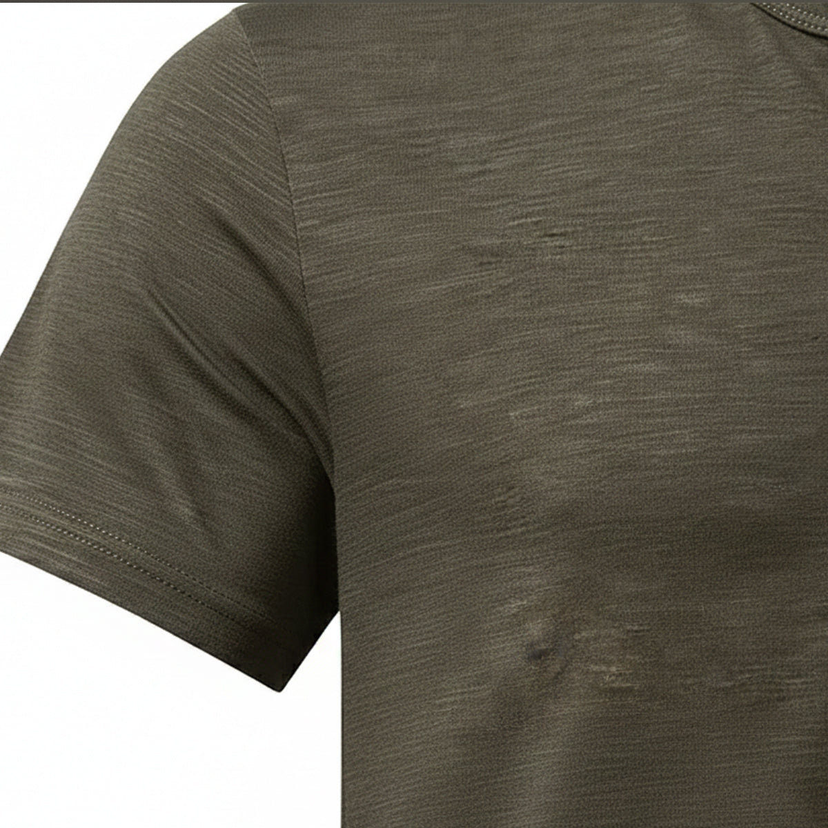 Men’s Henley T-Shirt – Casual Short Sleeve Cotton Button Tee