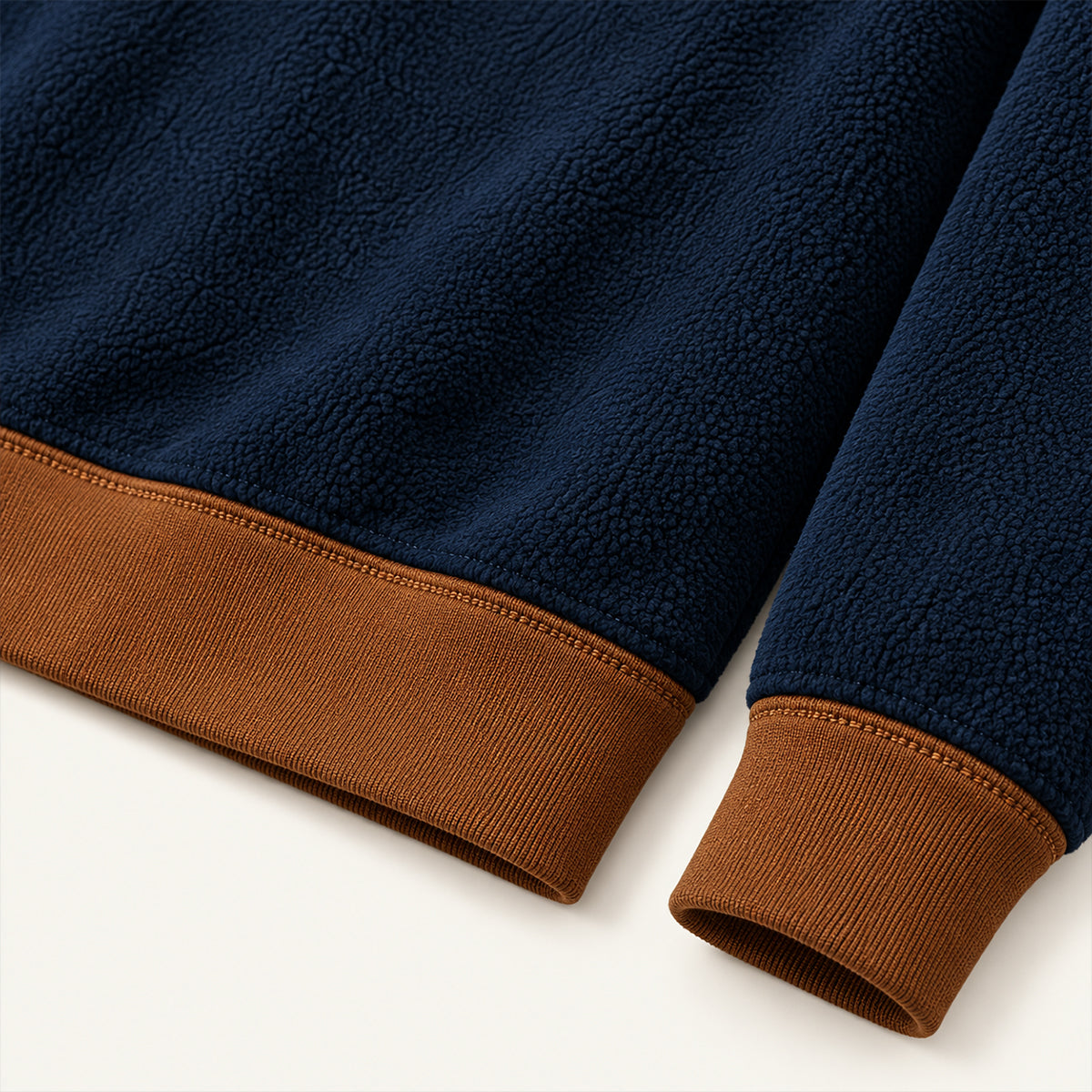 Pinehaven Men's Classic Sherpa-Lined Quarter Zip Sweater
