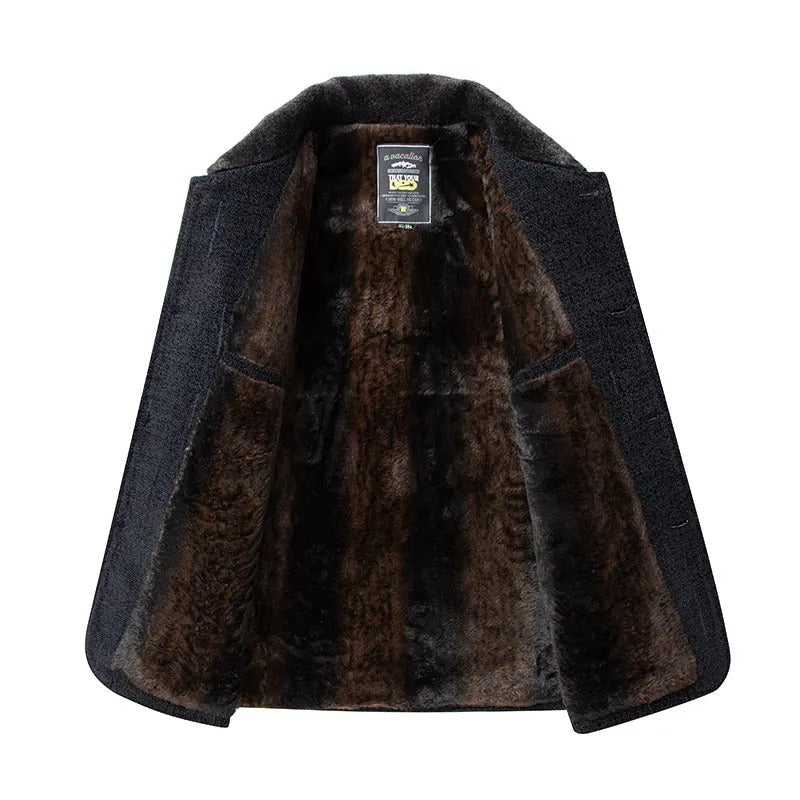 The Dunster Men's Fleece Lined Wool Blend Jacket