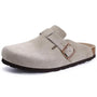 The Glenmoor Men's Contoured Cork Buckle Clogs