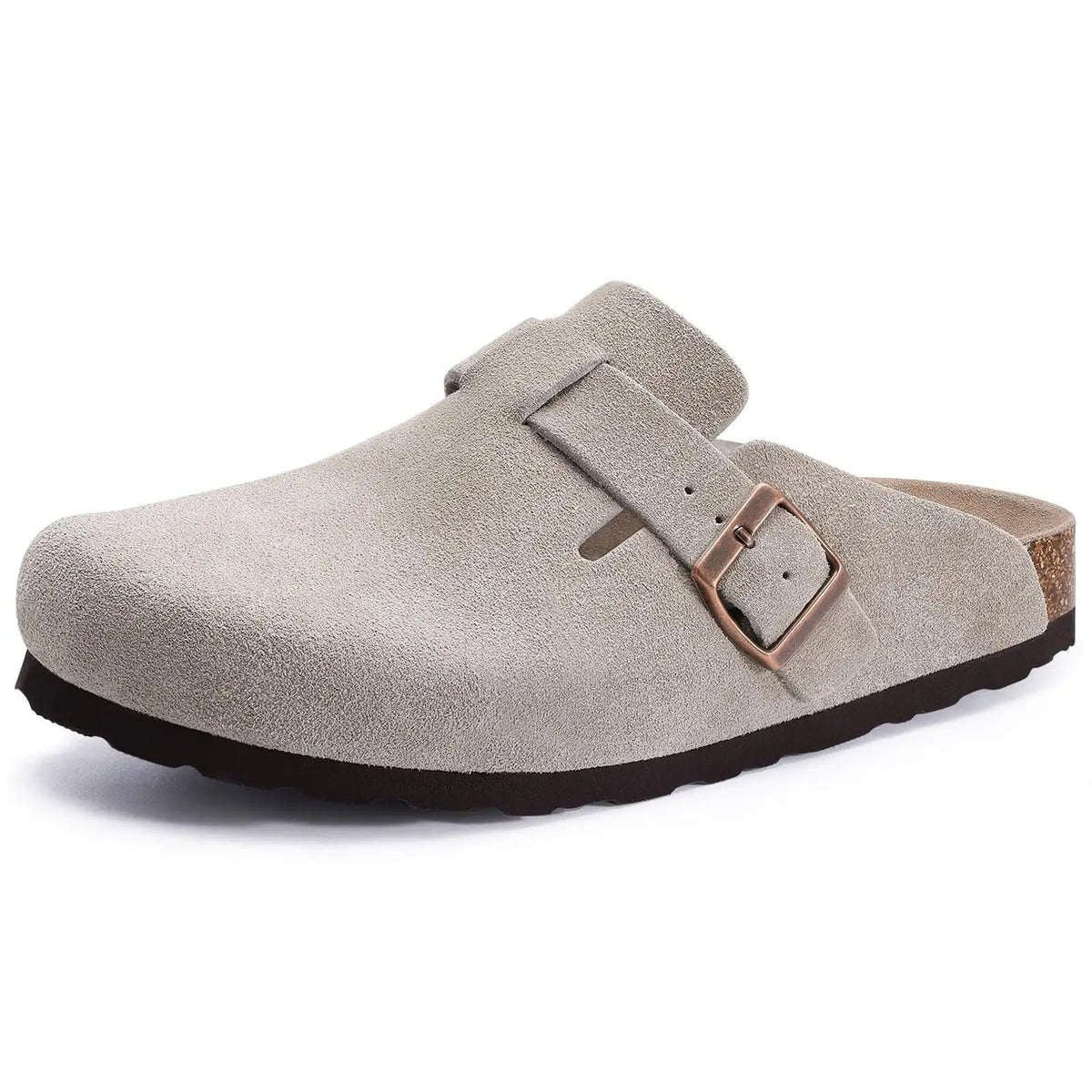 The Glenmoor Men's Contoured Cork Buckle Clogs
