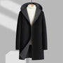 The Wrenfield Men's Hooded Wool Blend Overcoat