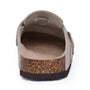 The Glenmoor Men's Contoured Cork Buckle Clogs
