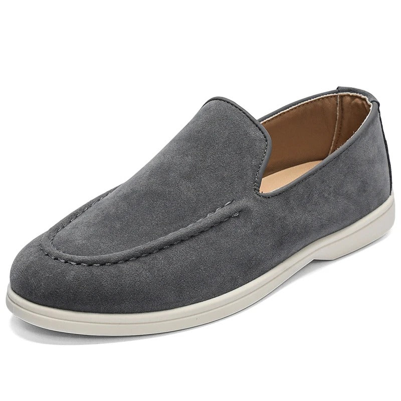 Men’s Suede Style Loafers – Slip On Casual Dress Shoes