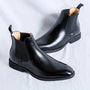 The Wells Men's Pointed Leather Dress Boots